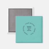 Aimant Créez votre propre (Recto/Verso)