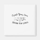 Aimant Créez Votre Propre (Devant)