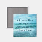 Aimant Créez Votre Propre Citation Inspirante Motivationn (Recto/Verso)