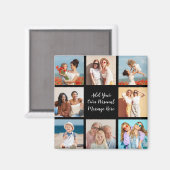 Aimant Créez votre propre collection de photos 8 Ajouter  (Recto/Verso)