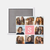Aimant Créez votre propre collection Instagram Monogramme (Recto/Verso)