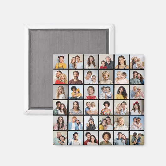 Aimant Créez votre propre collection photo 36 (Recto/Verso)
