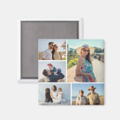 Aimant Créez votre propre collection photo 5 (Recto/Verso)