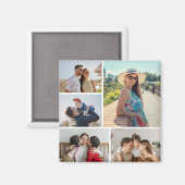 Aimant Créez votre propre collection photo 5 (Recto/Verso)