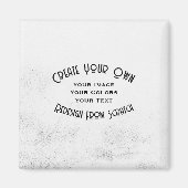 Aimant Créez votre propre conception personnalisée (Devant)