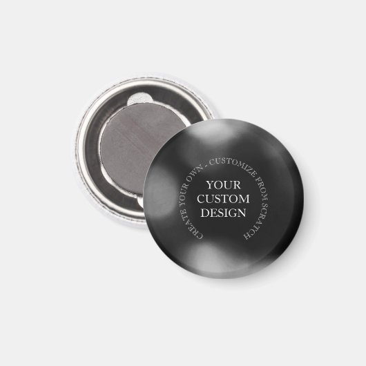 Aimant Créez votre propre design/logo personnalisé (Recto/Verso)