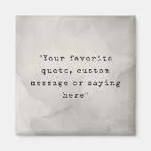 Aimant Créez votre propre devis (Devant)