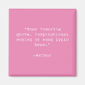 Aimant Créez votre propre devis (Devant)