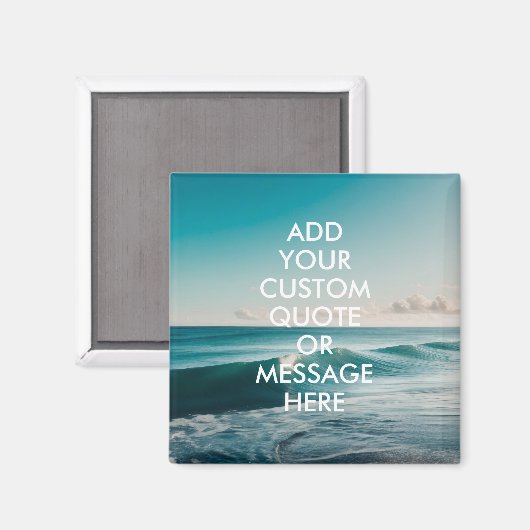 Aimant Créez votre propre devis (Recto/Verso)