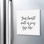 Aimant Créez votre propre devis de calligraphie