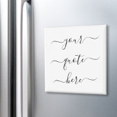 Aimant Créez votre propre devis personnalisé Script éléga