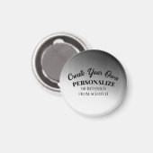 Aimant Créez Votre Propre Modèle Sur Mesure (Recto/Verso)