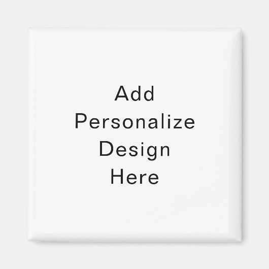 Aimant créez votre propre personnalisation (Devant)