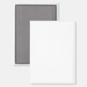 Aimant Créez votre propre personnalisation blanche (Recto/Verso)