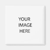 Aimant Créez votre propre photo (Devant)