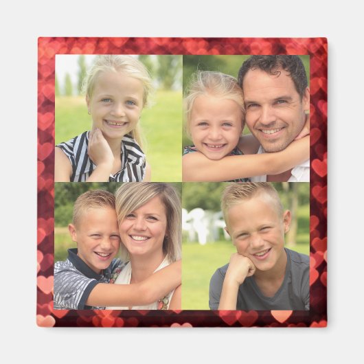 Aimant Créez votre propre photo (Devant)