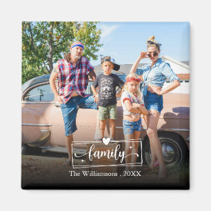 Aimant Créez votre propre photo de famille personnalisée