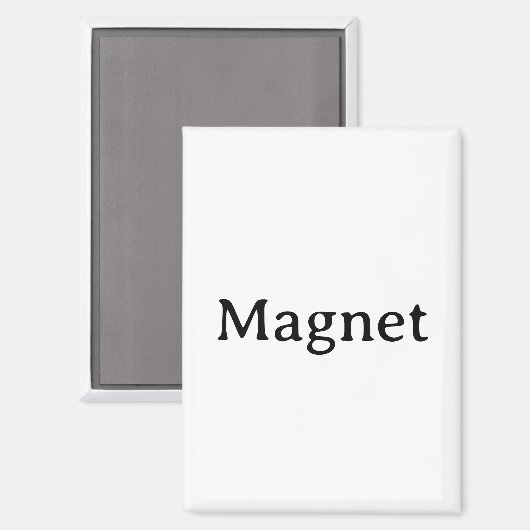 Aimant Créez votre propre rectangle 2,5" x 3,5" (Recto/Verso)