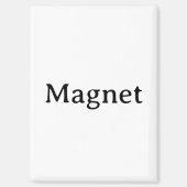 Aimant Créez votre propre rectangle 2,5" x 3,5" (Recto)