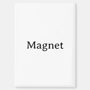 Aimant Créez Votre Propre Rectangle Simple Personnalisé 2