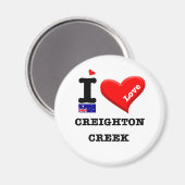 Aimant CREIGHTON CREEK - I Love (Recto/Verso)