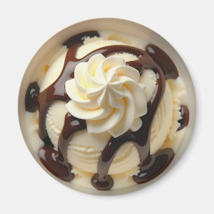 Aimant Crème de glace Sundae Alimentation réaliste