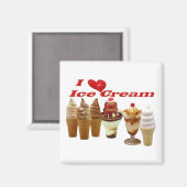 Aimant Crème glacée (Recto/Verso)