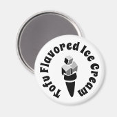 Aimant Crème glacée au tofu (Recto/Verso)