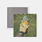 Aimant crème glacée froide cool (Recto/Verso)