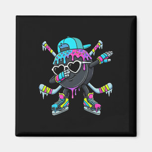 Aimant Crème Glacée Hockey Drip Dabbing Puck Enjeux Saupo