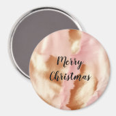 Aimant Crème rose Tan Southwest Cowgirl Cowhide (Recto/Verso)