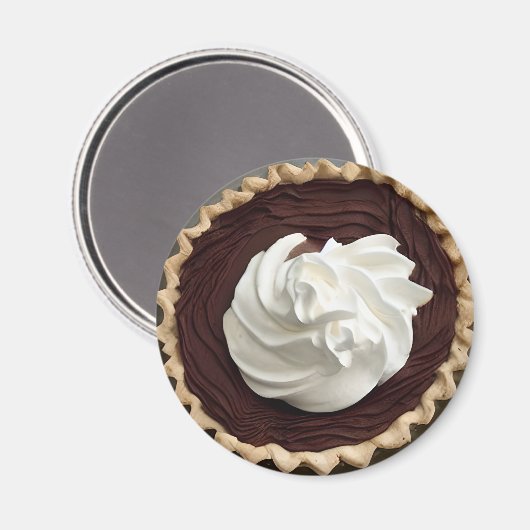 Aimant Crème Whiam Chocolate Pudding Pie Alimentation (Recto/Verso)