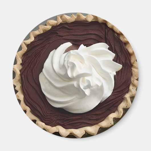 Aimant Crème Whiam Chocolate Pudding Pie Alimentation (Devant)