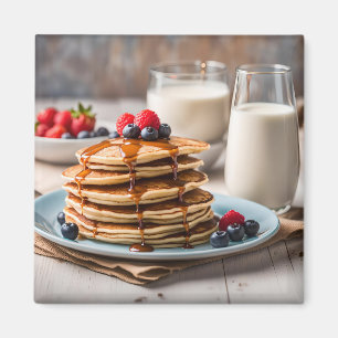 Aimant Crêpes et Lait