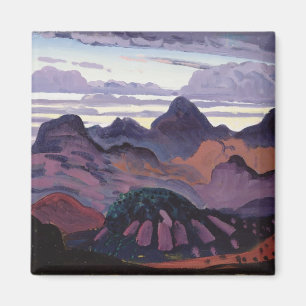Aimant Crépuscule profond, Pyrénées, c.1912-13 (huile