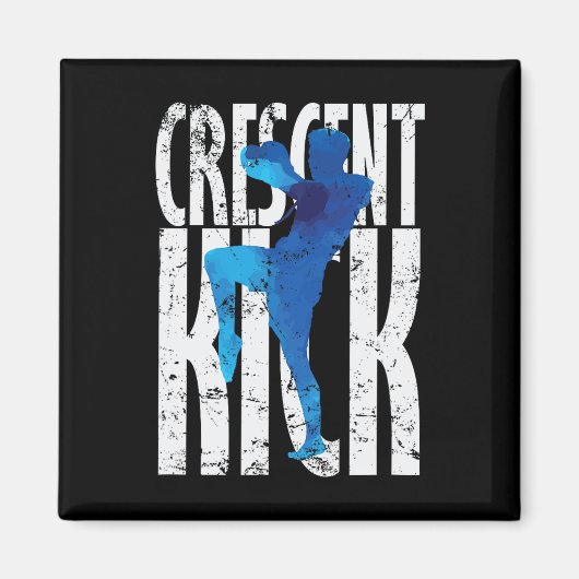 Aimant Crescent Kick Kickboxing (Devant)