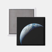 Aimant Crescent Terre De La Mission Apollo 4. (Recto/Verso)