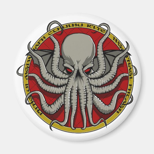 Aimant Crest Cthulu (Devant)