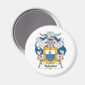Aimant Crest de la famille Aguado (Recto/Verso)