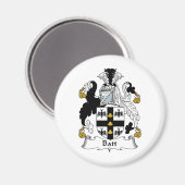 Aimant Crest de la famille Batt (Recto/Verso)