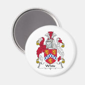 Aimant Crest de la famille blanche (Recto/Verso)