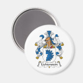 Aimant Crest de la famille Lichtenstein (Recto/Verso)