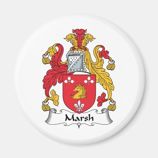 Aimant Crest de la famille Marsh (Devant)