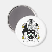 Aimant Crest de la famille Nash (Recto/Verso)
