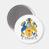 Aimant Crest de la famille O'Donnell (Recto/Verso)