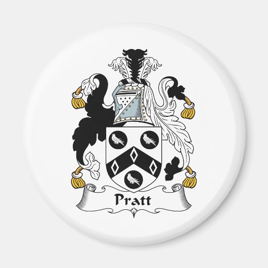 Aimant Crest de la famille Pratt (Devant)