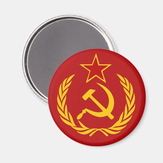 Aimant Crest de l'Union soviétique (Recto/Verso)
