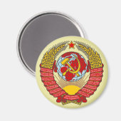 Aimant Crest de l'Union soviétique (Recto/Verso)