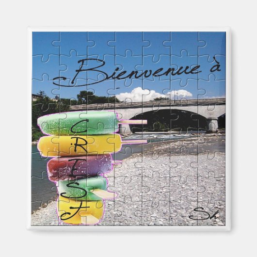 Aimant Crest-Puzzle (Devant)