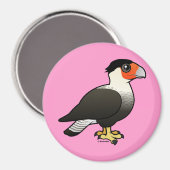 Aimant Crested Caracara (Recto/Verso)